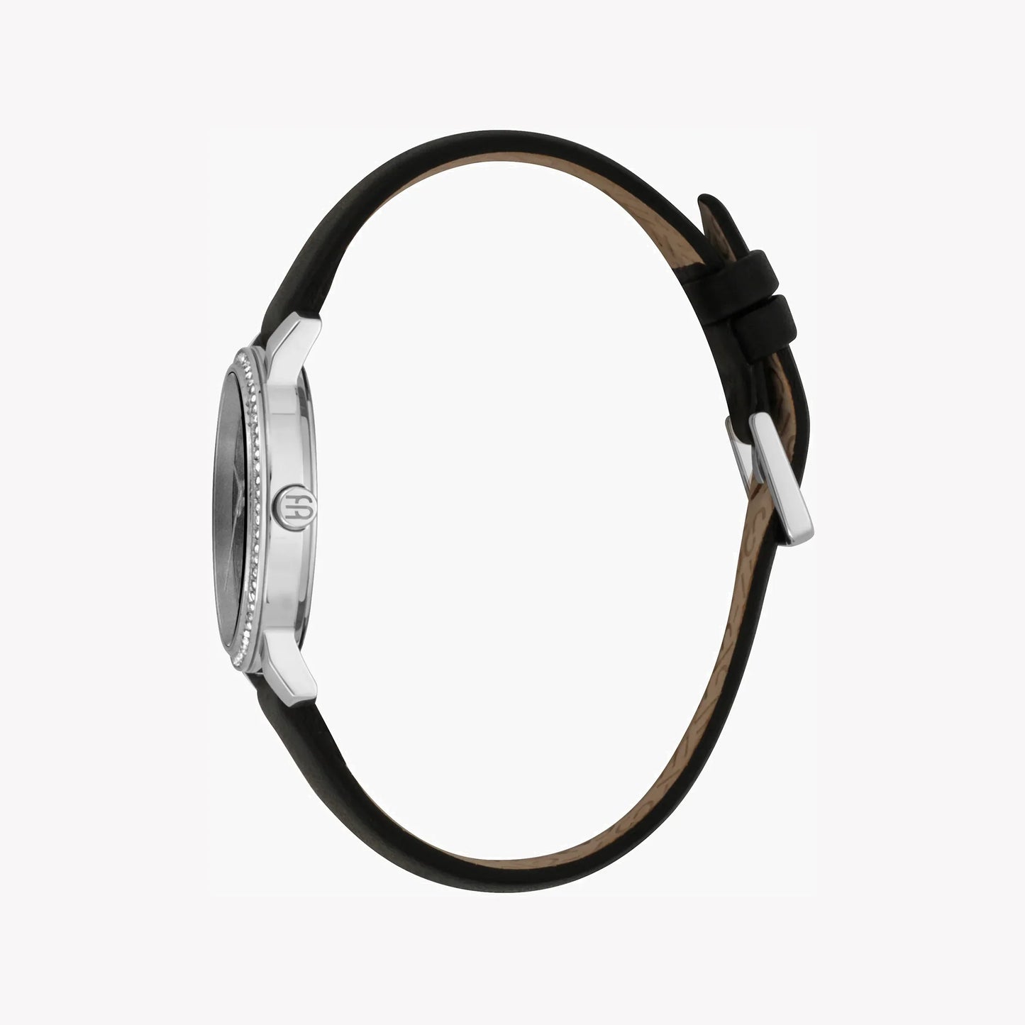 Esprit Women's Black Leather Watch, Black Dial | Es1l183m0015